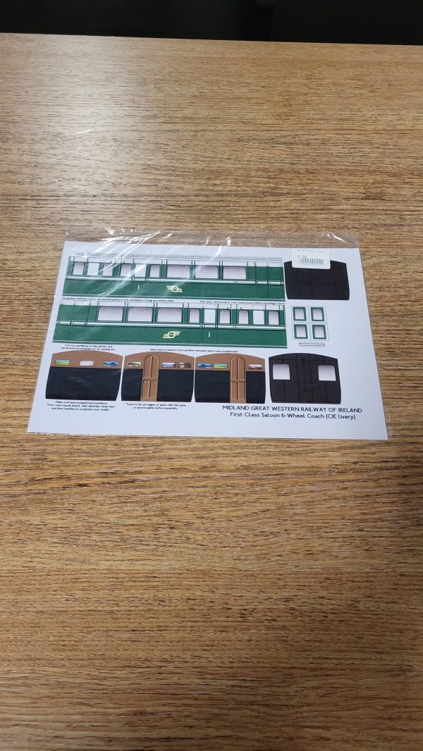 CC5 MGWR 6-Wheel 1st Class Saloon