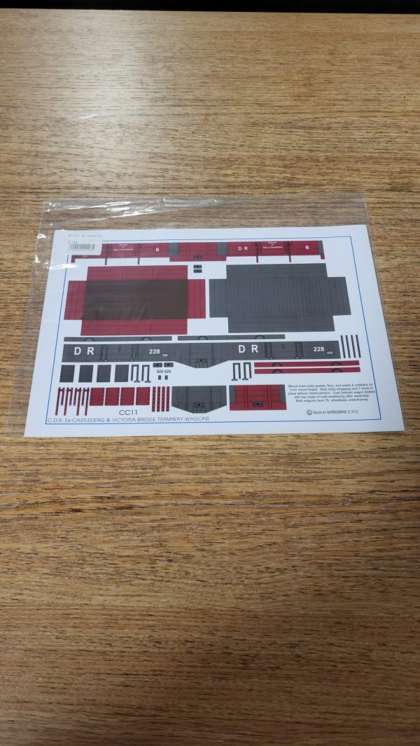 CC11 Two County Donegal Ex-Castlederg and Victoria Bridge Tramway Wagons