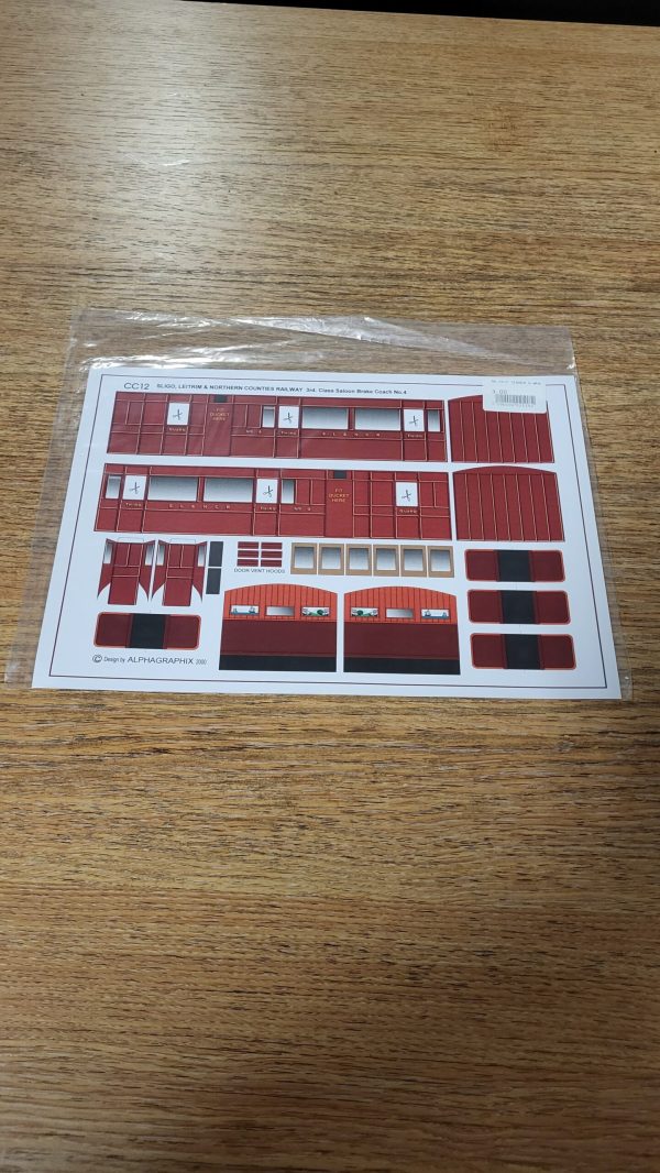 CC12 SL & NCR 6 Wheel Saloon Brake 3rd Coach