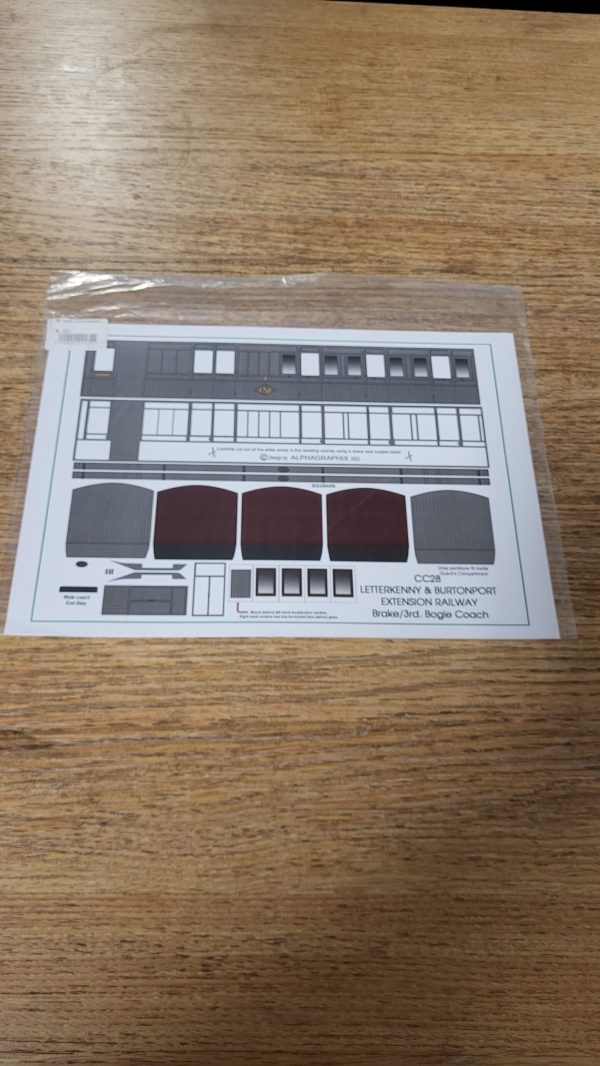 CC28 Letterkenny and Burtonport Brake/3rd Bogie Coach