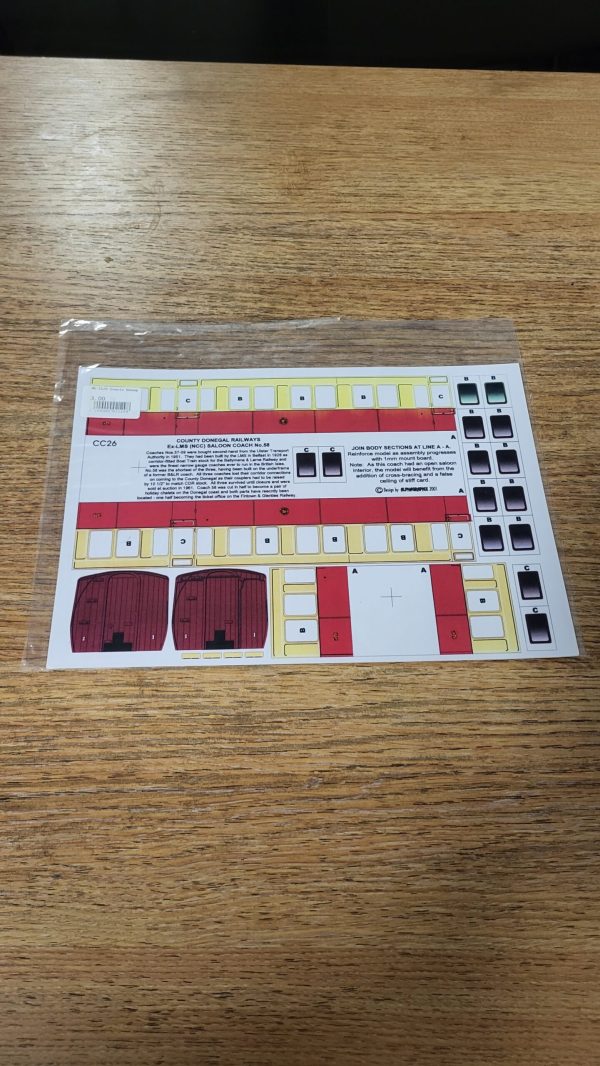 CC26 County Donegal ex LMS (NCC ) Saloon Coach No.58