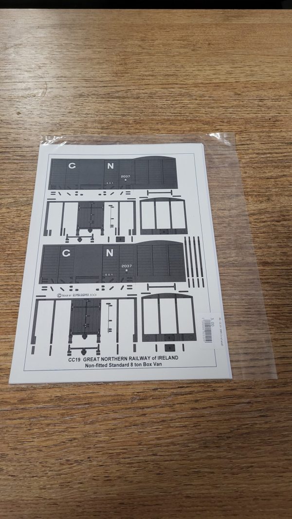 CC19 GNR (Ireland) Standard 8 ton Box Van