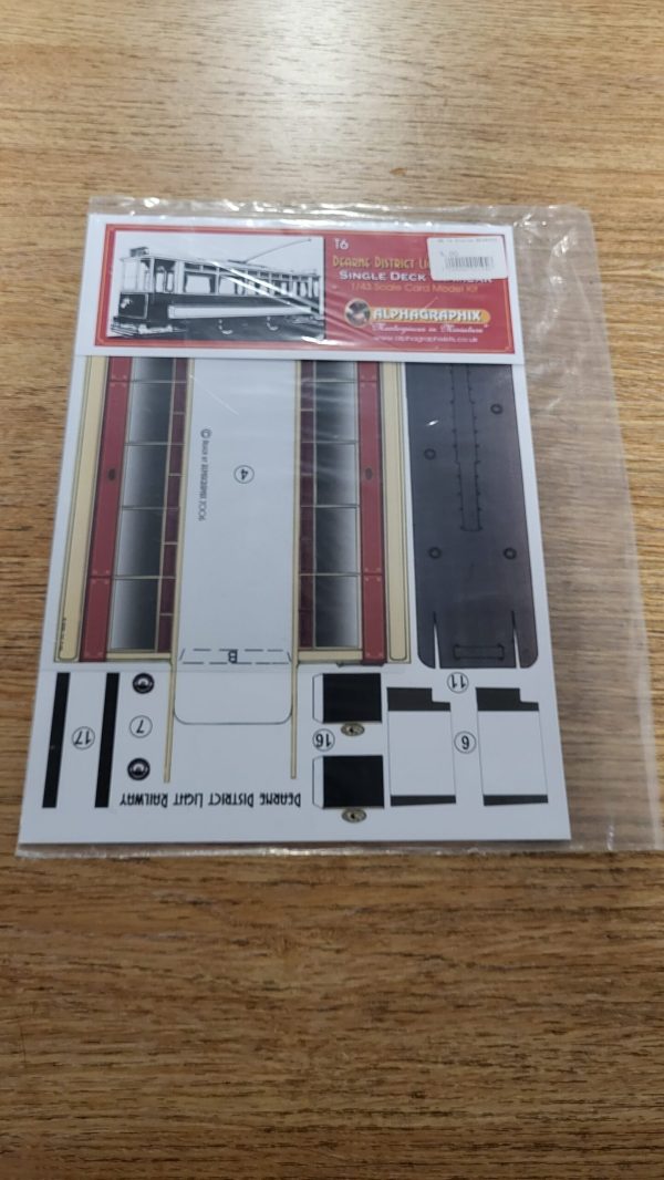 T6 Dearne District Light Railway Single Deck 4 Wheel Tram Car