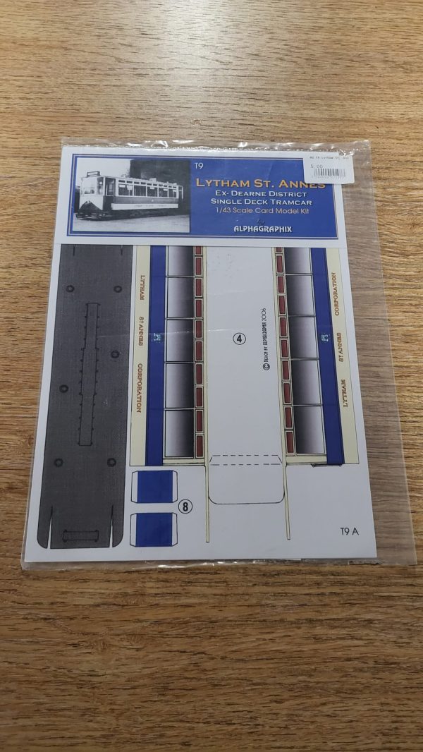 T9 Lytham St. Annes ex DDLR 4 Wheel Single Deck Tram Car