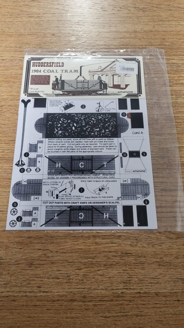 T11 Huddersfield 1904 4 Wheel Coal Tram