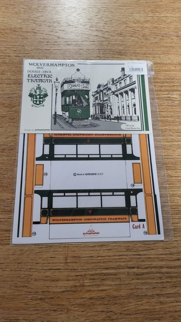 T14 Wolverhampton 1902 Double-Deck Electric Tramcar