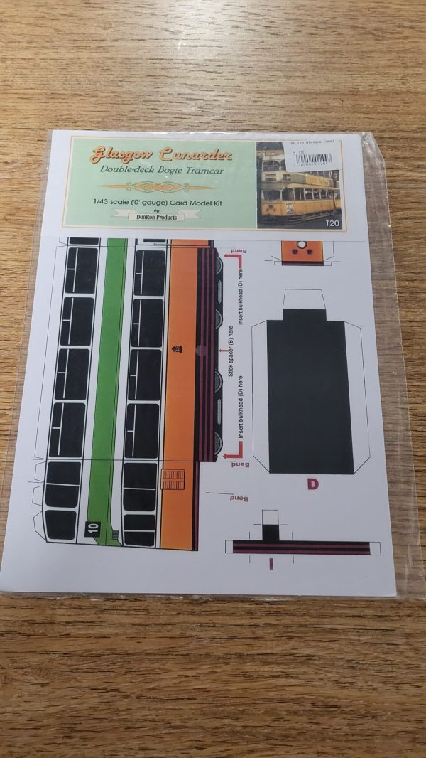 T20 Glasgow Cunarder Double-Deck Bogie Tramcar