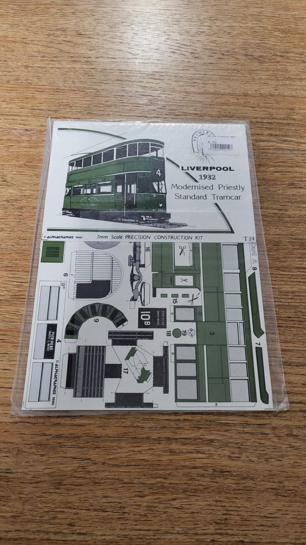 T24 Liverpool Modernised Priestly Standard Tramcar