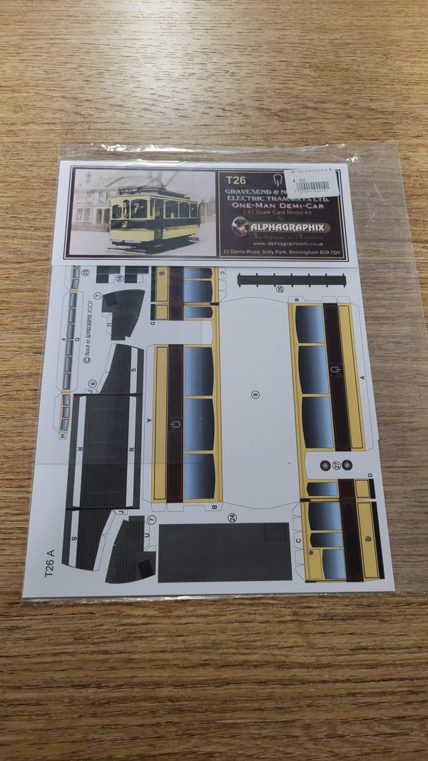 T26 Gravesend and Northfleet Tramways One-Man Demi-Car