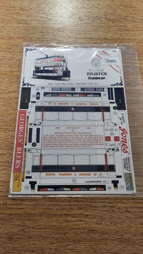 T35 Bristol Tramways Standard 4 Wheel Open Tramcar