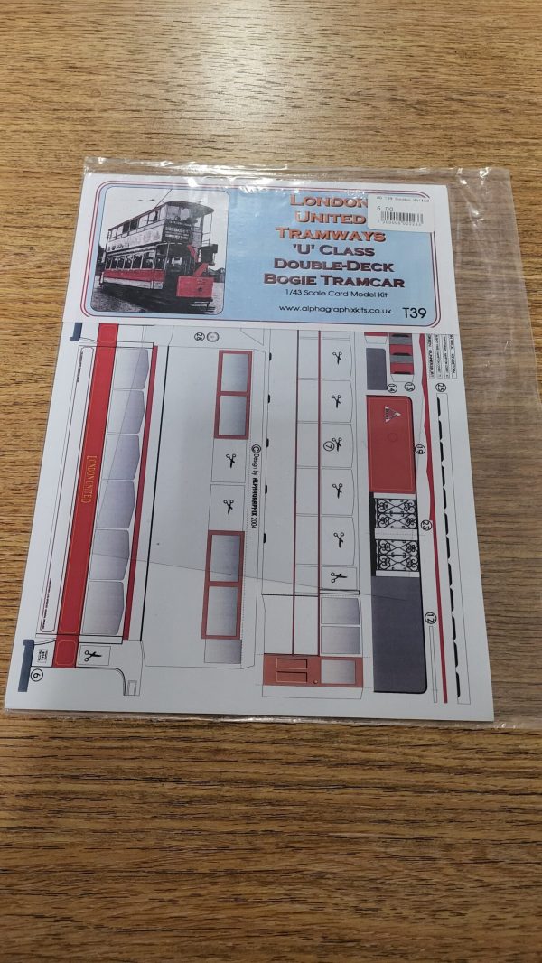 T39 London United 'U' Class Double-Deck Bogie Tramcar
