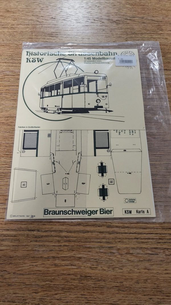 T41 Germas KSW Utility 4 Wheel Single Deck Tram