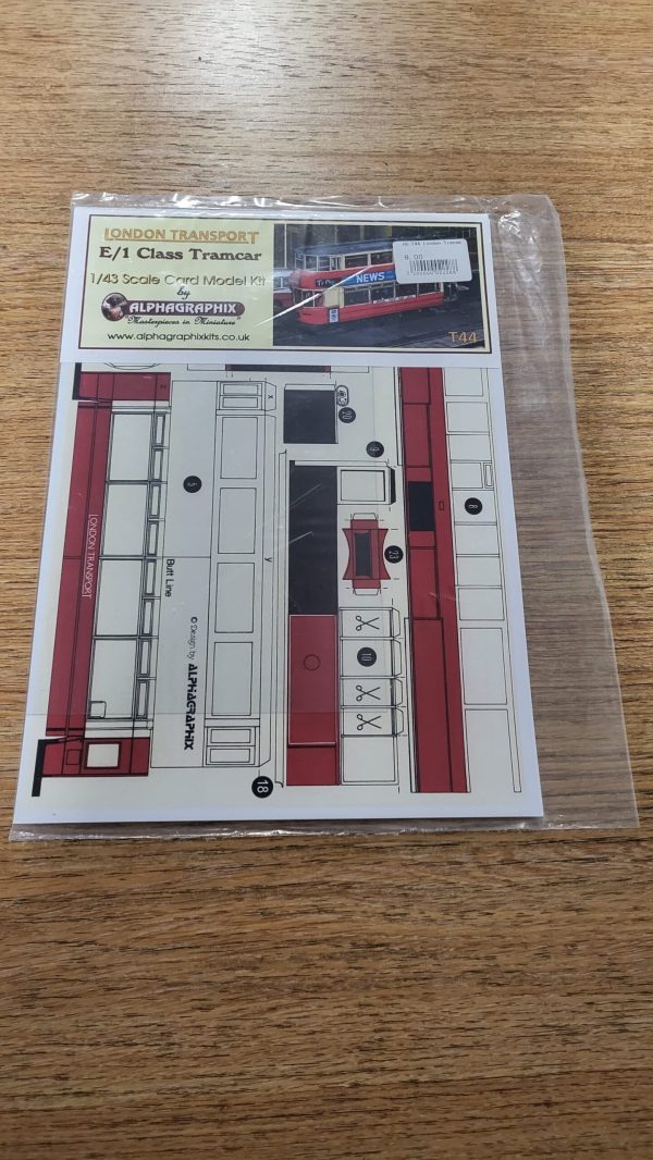 T44 London Transport E/1 Class Tramcar