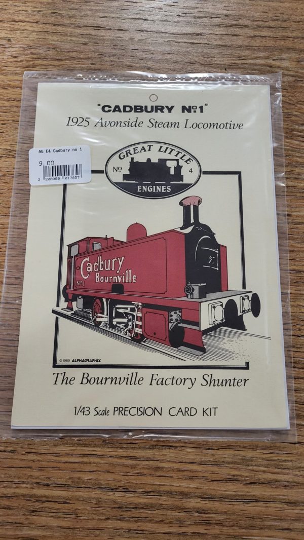 E4 Cadbury No.1 1925 Avonside Steam Locomotive