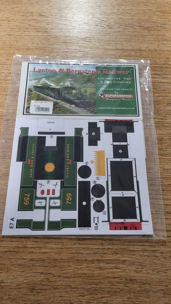 E7 L and B Locomotive Yeo and 2 Coaches