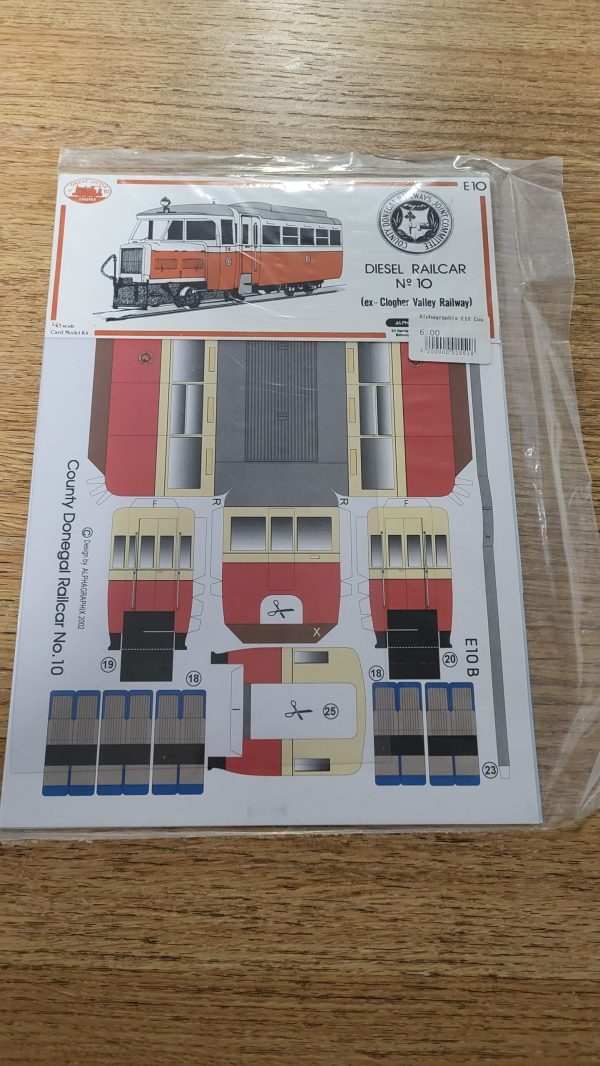 E10 County Donegal Diesel Railcar No.10