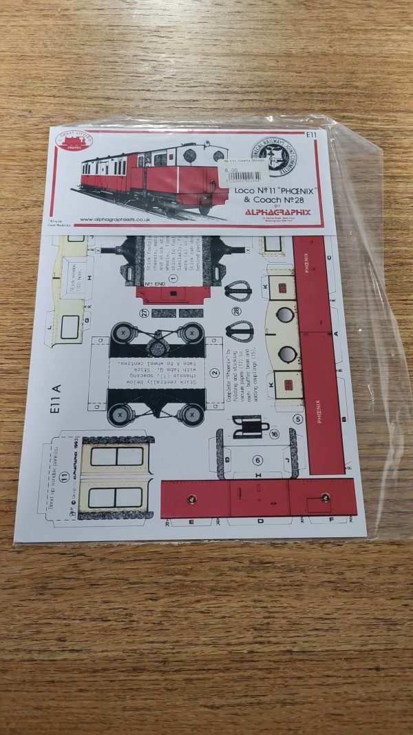 E11 County Donegal Diesel Loco No.11 'Phoenix' and Coach No.11