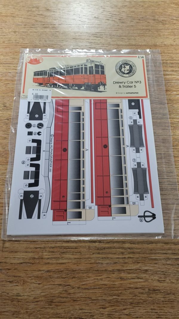 E14 County Donegal Drewry Car No.3 and Trailer No.5