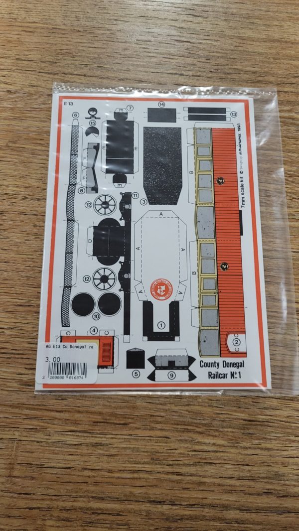E13 County Donegal Railcar No.1