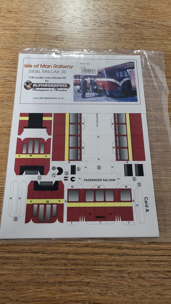 E23 Isle Of Man Railway Diesel Railcar 20