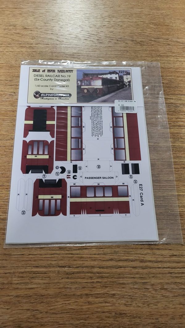 E27 Isle of Man Diesel Railcar No.19