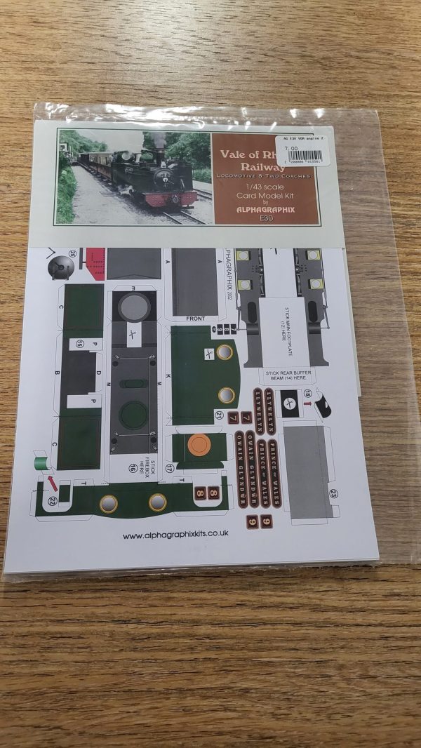 E30 Vale of Rheidol Railway Locomotive and 2 Coaches