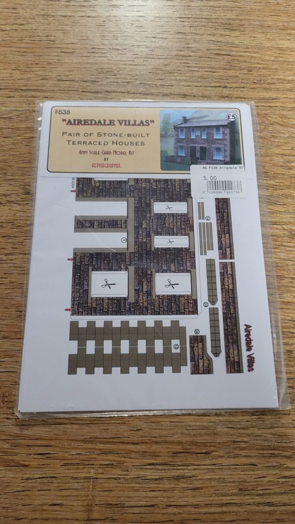 F538 Pair of Stone Built Terraced Houses "Airedale Villas"