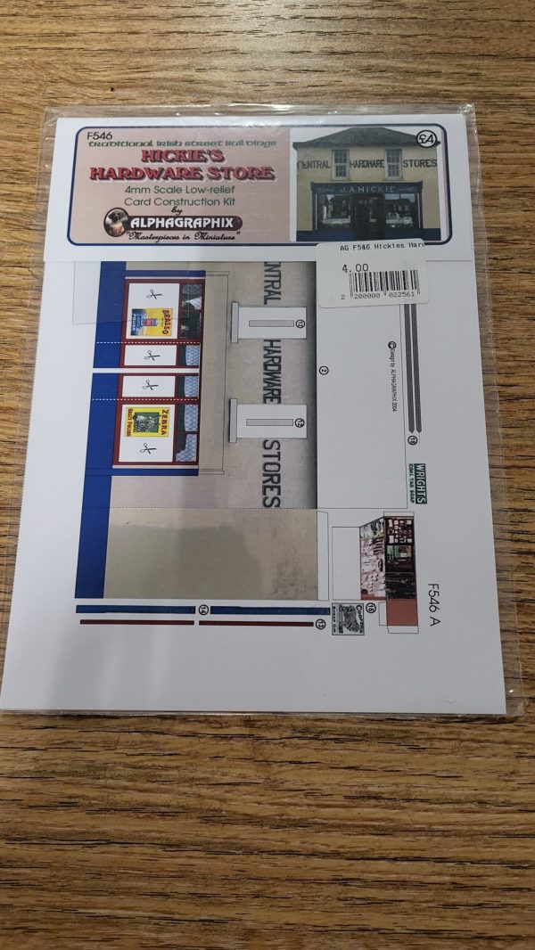 F546 Traditional Irish Street Buildings "Hickie's Hardware Store"