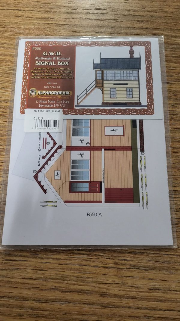 F550 G.W.R. McKenzie and Holland Signal Box