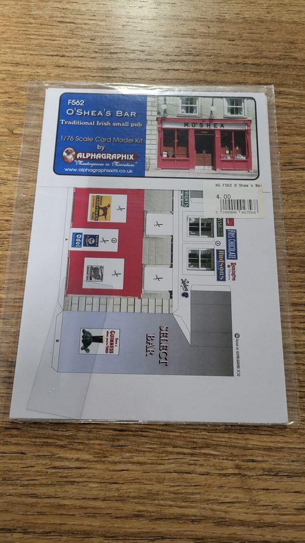 F562 Traditional Irish Small Pub "O'Shea's Bar"