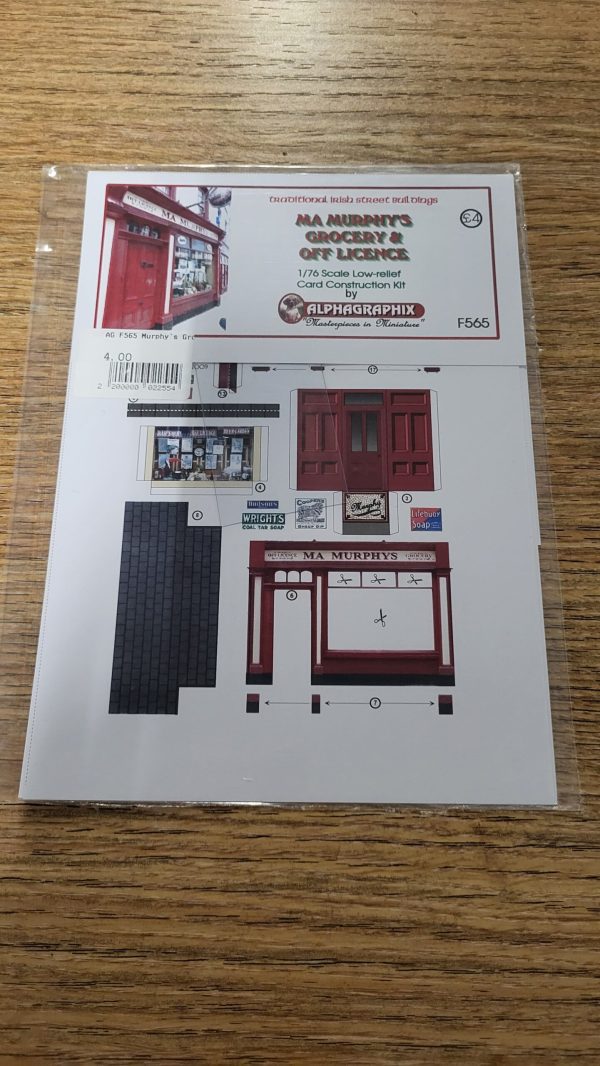 F565 Traditional Street Buildings Grocery and Off Licence