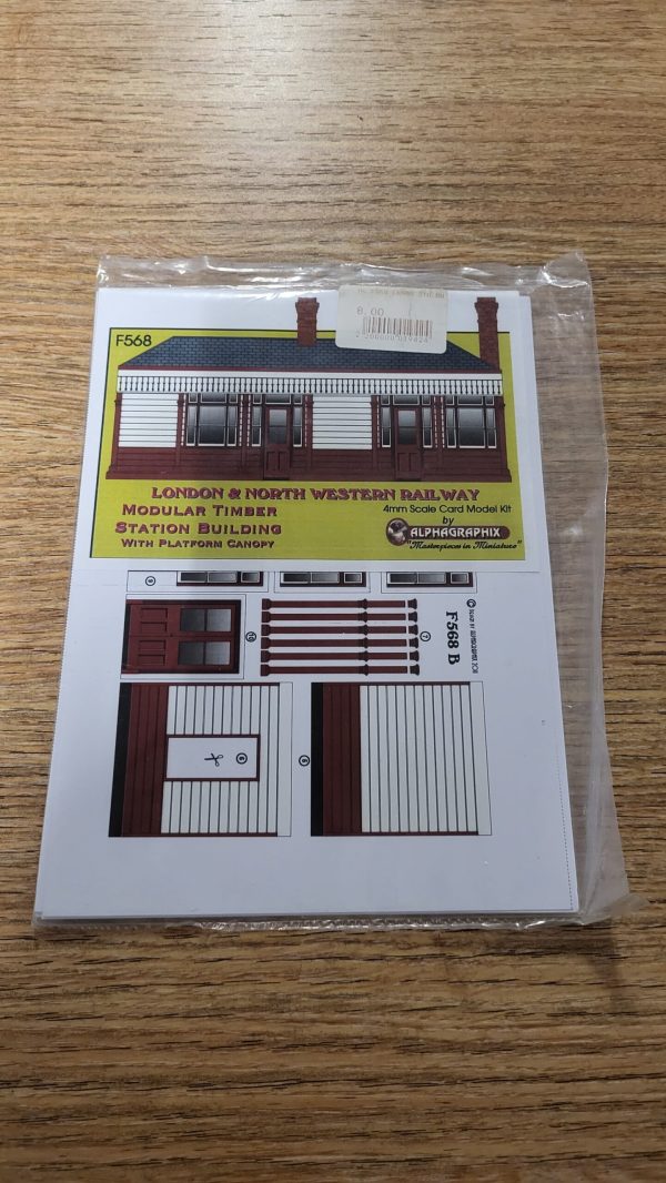 F568 L. and N.W.R. Modular Timber Station Building with Platform Canopy