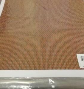 A58 English Bond Brown Brick Paper 2 Sheets