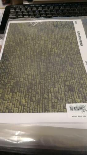 A60 Grey Stone Walling Paper 2 Sheets