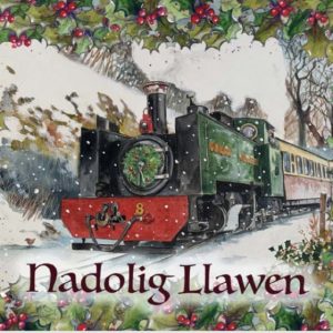 Rheilffordd Cwm Rheidol - Vale of Rheidol Railway A5 (1) Carden "Nadolig Llawen"