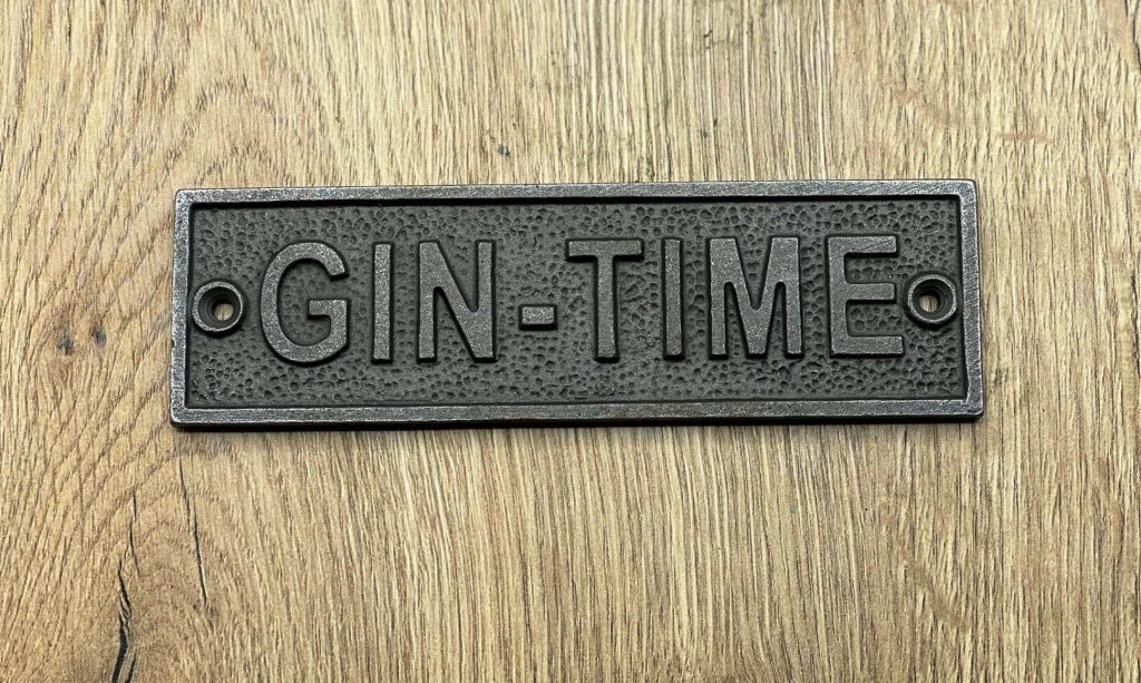 Adfix - Gin-Time Plaque (B4)