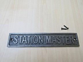 Adfix - Station Master Plaque (R1)