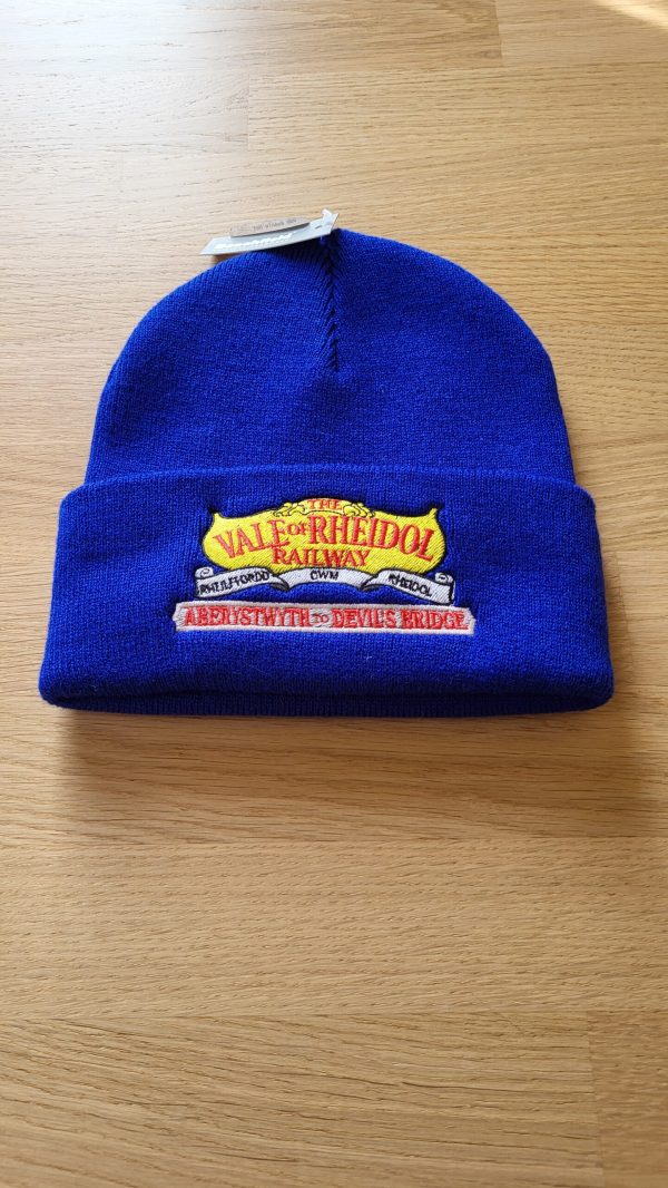 Vale Of Rheidol Railway - Royal Blue Beanie Hat
