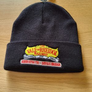 Vale Of Rheidol Railway - Black Beanie Hat