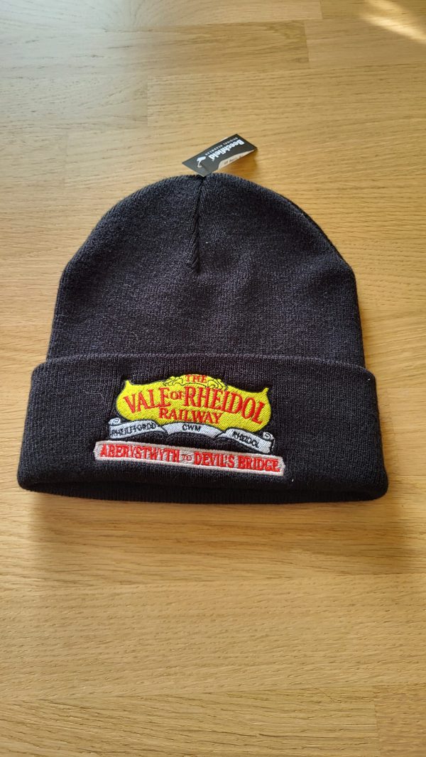 Vale Of Rheidol Railway - Black Beanie Hat