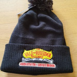 Vale Of Rheidol Railway - Black Bobble Cap