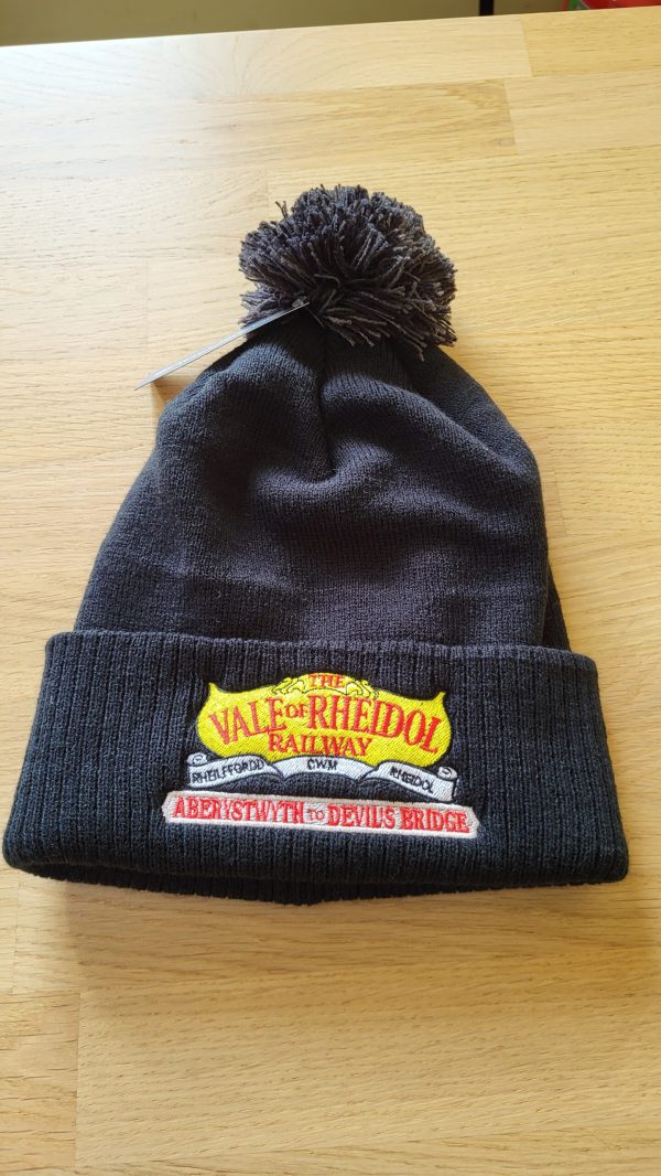 Vale Of Rheidol Railway - Black Bobble Cap