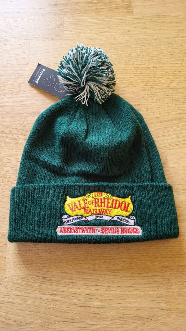 Vale Of Rheidol Railway - Green Bobble Hat