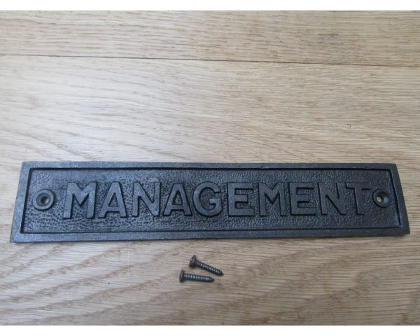 Adfix - Management Plaque