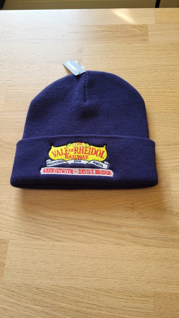 Vale Of Rheidol Railway - Navy Beanie Hat