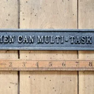 Adfix - Men Can Multi-Task Sign
