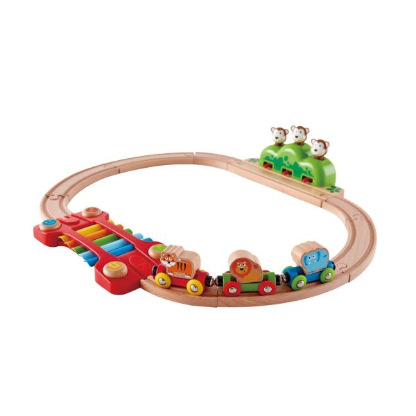 Hape - Music and Monkeys Toddler Railway Train