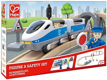 Hape - Wooden Passenger Train Set - Figure of 8