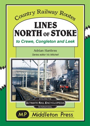 Railway Routes Lines - North of Stoke to Crewe