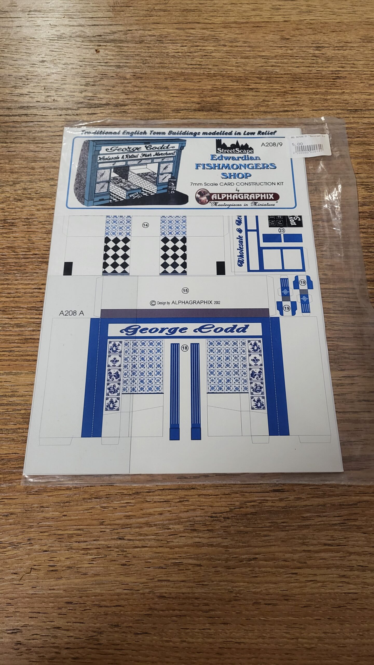 A208/9 Edwardian Open Front Fishmonger Shop